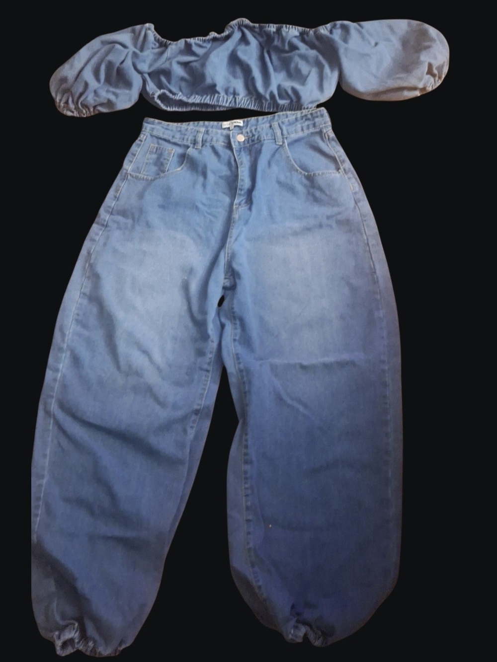 Women’s High-Waist Wide Leg Jeans - Blue